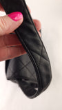 Chanel Matelasse Black Leather Shoulder Bag - 3493