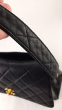 Chanel Matelasse Black Leather Shoulder Bag - 3493