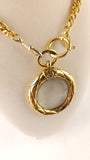 Chanel Gold Tone Vintage Magnifying Glass Charm Necklace - G0552