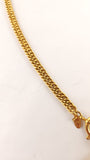 Chanel Gold Tone Vintage Magnifying Glass Charm Necklace - G0552