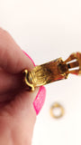 Chanel 24K Gold Door Knocker Clip On Earrings - G0542
