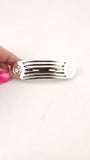 Chanel Silver Tone Barrette - G0585