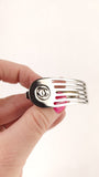 Chanel Silver Tone Barrette - G0585