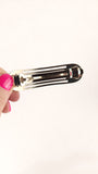 Chanel Silver Tone Barrette - G0585