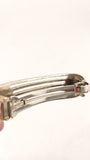 Chanel Silver Tone Barrette - G0585