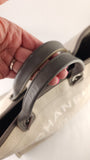 Chanel Beige/Grey Deauville Canvas Tote - G0537