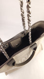 Chanel Beige/Grey Deauville Canvas Tote - G0537