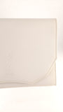 YSL White Saffiano Leather Clutch - G0551