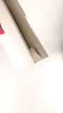 YSL White Saffiano Leather Clutch - G0551
