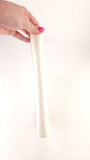 YSL White Saffiano Leather Clutch - G0551