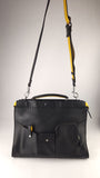 Fendi Black Leather Peekaboo Utility 2way Bag - G0580