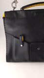 Fendi Black Leather Peekaboo Utility 2way Bag - G0580