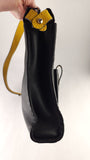 Fendi Black Leather Peekaboo Utility 2way Bag - G0580