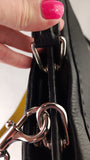 Fendi Black Leather Peekaboo Utility 2way Bag - G0580