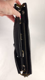 Fendi Black Leather Peekaboo Utility 2way Bag - G0580