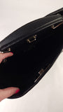 Fendi Black Leather Peekaboo Utility 2way Bag - G0580
