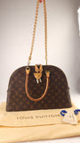 Louis Vuitton Mono Alma Moon 2-way Handbag - G0545