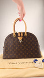 Louis Vuitton Mono Alma Moon 2-way Handbag - G0545