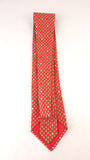 Hermes Red Silk Tie w/Fruit - G0469