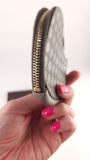 Gucci GG Silver Leather Heart Coin Purse - 3644