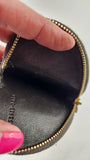 Gucci GG Silver Leather Heart Coin Purse - 3644