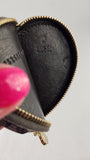 Gucci GG Silver Leather Heart Coin Purse - 3644