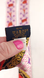 Louis Vuitton 'Bubblegram' Pink Reversible Silk Bandeau - 3639