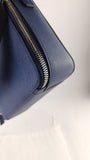 Prada Blue Saffiano Leather 2way Handbag - G0615