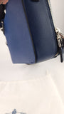 Prada Blue Saffiano Leather 2way Handbag - G0615