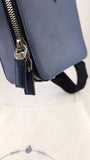 Prada Blue Saffiano Leather 2way Handbag - G0615