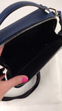 Prada Blue Saffiano Leather 2way Handbag - G0615