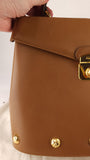 Salvatore Ferragamo Tan Leather 2way Hand Bag - 3685