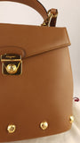 Salvatore Ferragamo Tan Leather 2way Hand Bag - 3685
