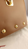 Salvatore Ferragamo Tan Leather 2way Hand Bag - 3685