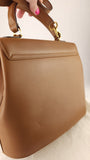 Salvatore Ferragamo Tan Leather 2way Hand Bag - 3685