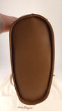 Salvatore Ferragamo Tan Leather 2way Hand Bag - 3685