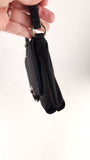Salvatore Ferragamo Gancini Black Satin Handbag - 3688