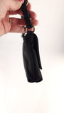 Salvatore Ferragamo Gancini Black Satin Handbag - 3688