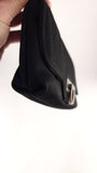 Salvatore Ferragamo Gancini Black Satin Handbag - 3688
