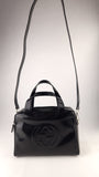 Gucci Black Patent Leather 2way Handbag - G0614