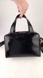 Gucci Black Patent Leather 2way Handbag - G0614