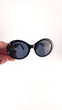 Versace Black and Gold Tone Sunglasses - G0524
