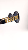 Versace Black and Gold Tone Sunglasses - G0524