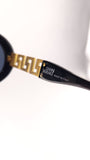 Versace Black and Gold Tone Sunglasses - G0524
