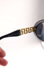 Versace Black and Gold Tone Sunglasses - G0524
