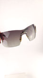 Christian Dior Grey Plastic Frameless Sunglasses- G0486