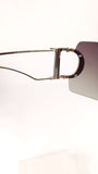 Christian Dior Grey Plastic Frameless Sunglasses- G0486