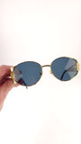 Versace Black and Gold Tone Sunglasses - 3695