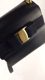Salvatore Ferragamo Navy Leather 2way Hand Bag - G0587