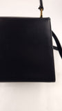 Salvatore Ferragamo Navy Leather 2way Hand Bag - G0587